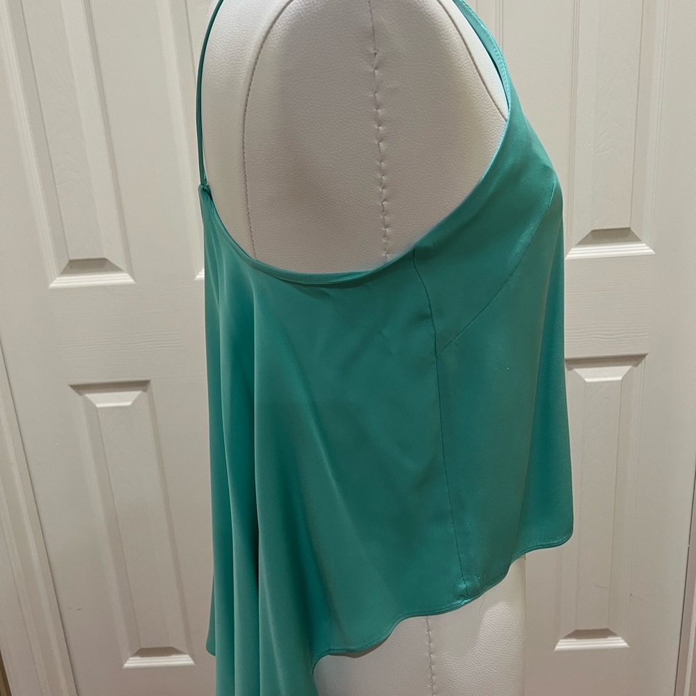 Milly Aqua Sleeveless Blouse